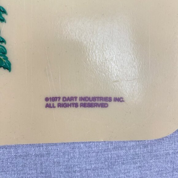 Vintage Tupperware Plant Care Sheet Plastic Mat 1977 Indoor Gardening Guide Mat - Picture 11 of 11